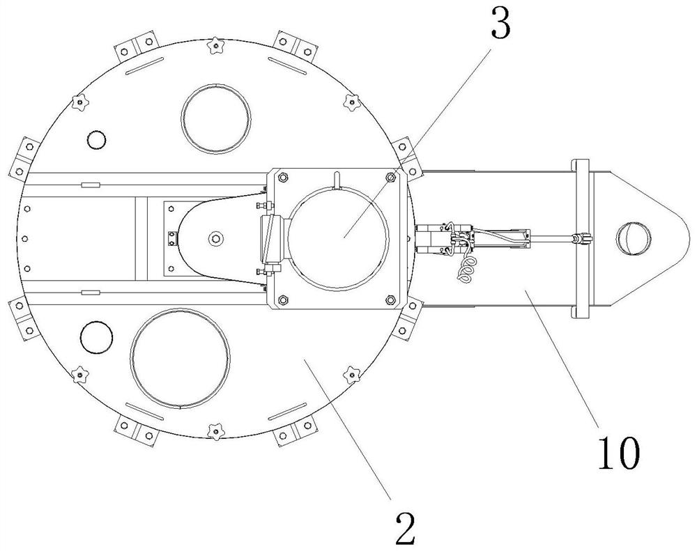 A graded slurry stirring device