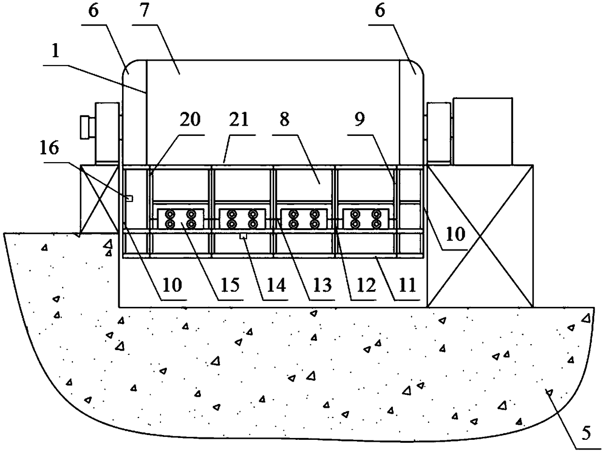 Integrated process method of host heel block and ventilating box