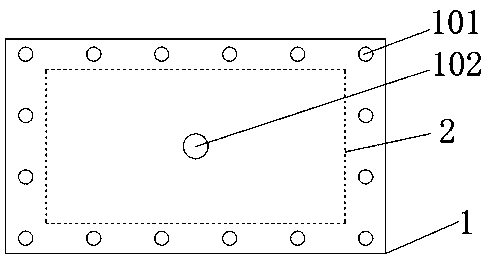 Building monitoring device convenient for height adjustment