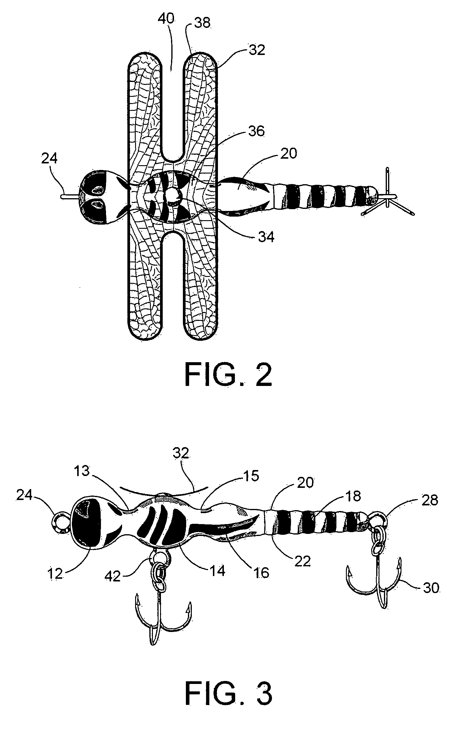 Dragonfly fishing lure