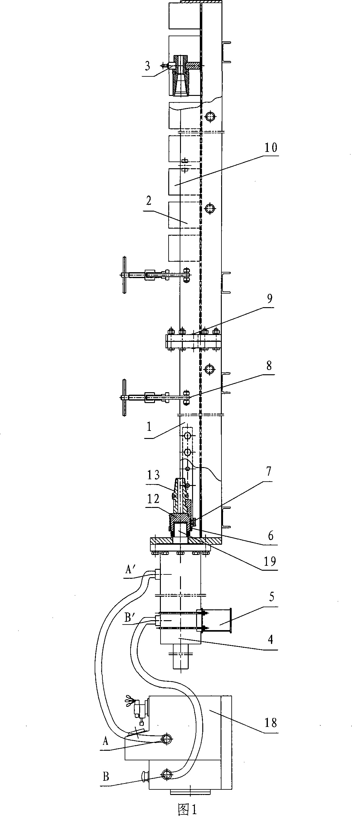 Stretching time-delay test machine