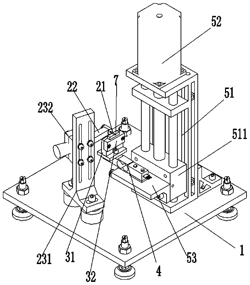 Test apparatus for material cutting performance testing and test method