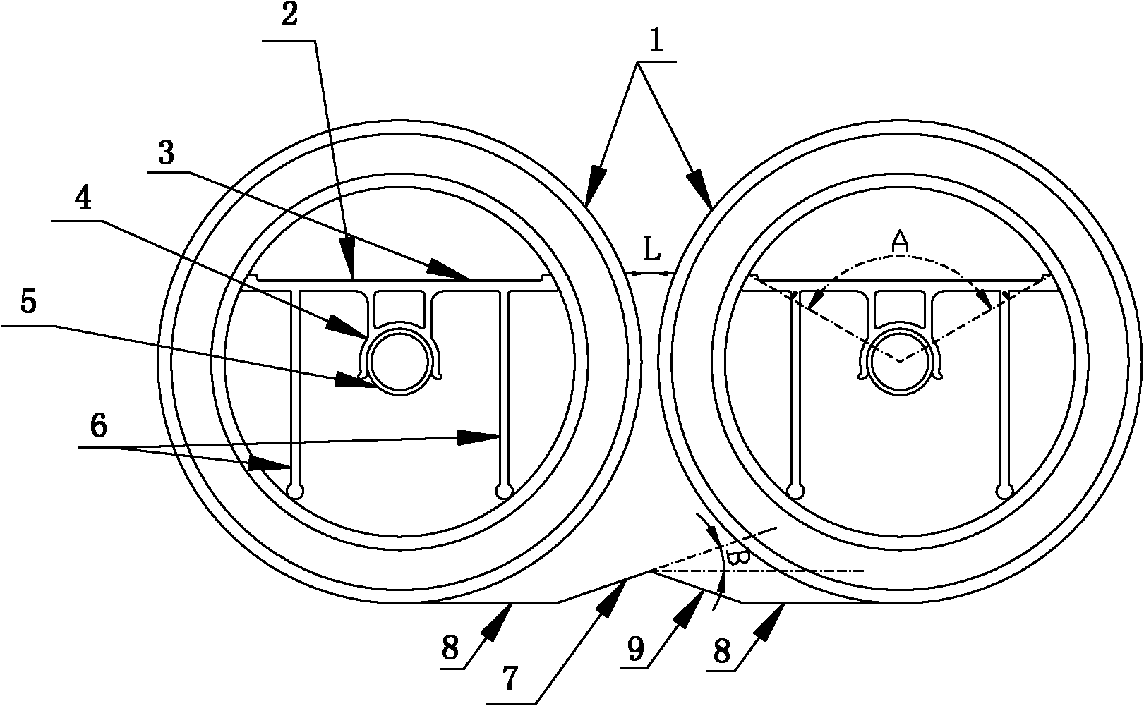 Thermoelectric integrated device with solar vacuum tubes