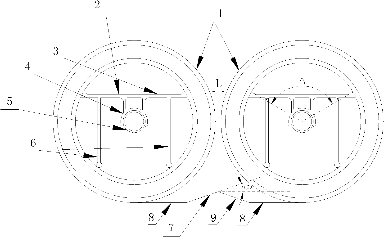 Thermoelectric integrated device with solar vacuum tubes