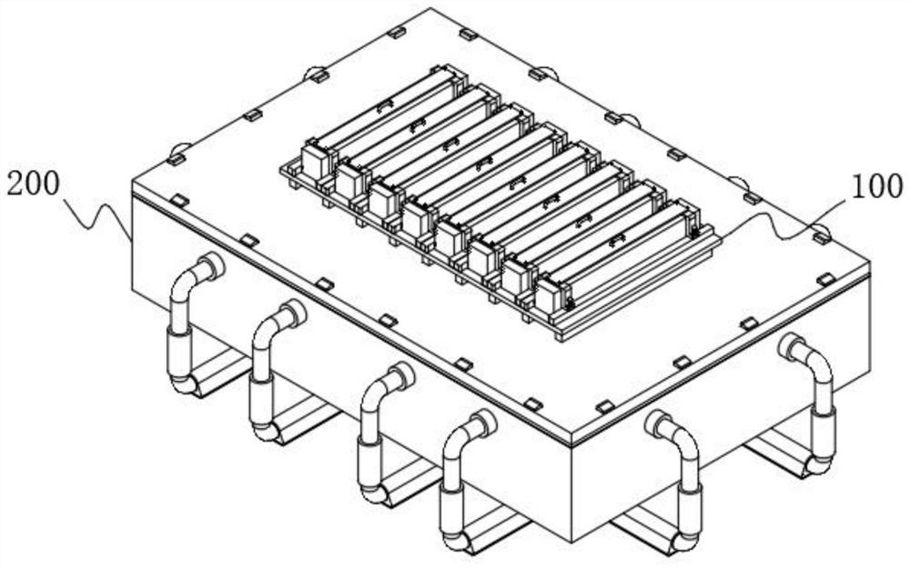 Mounting rack capable of carrying fluorine ion battery and use method of mounting rack