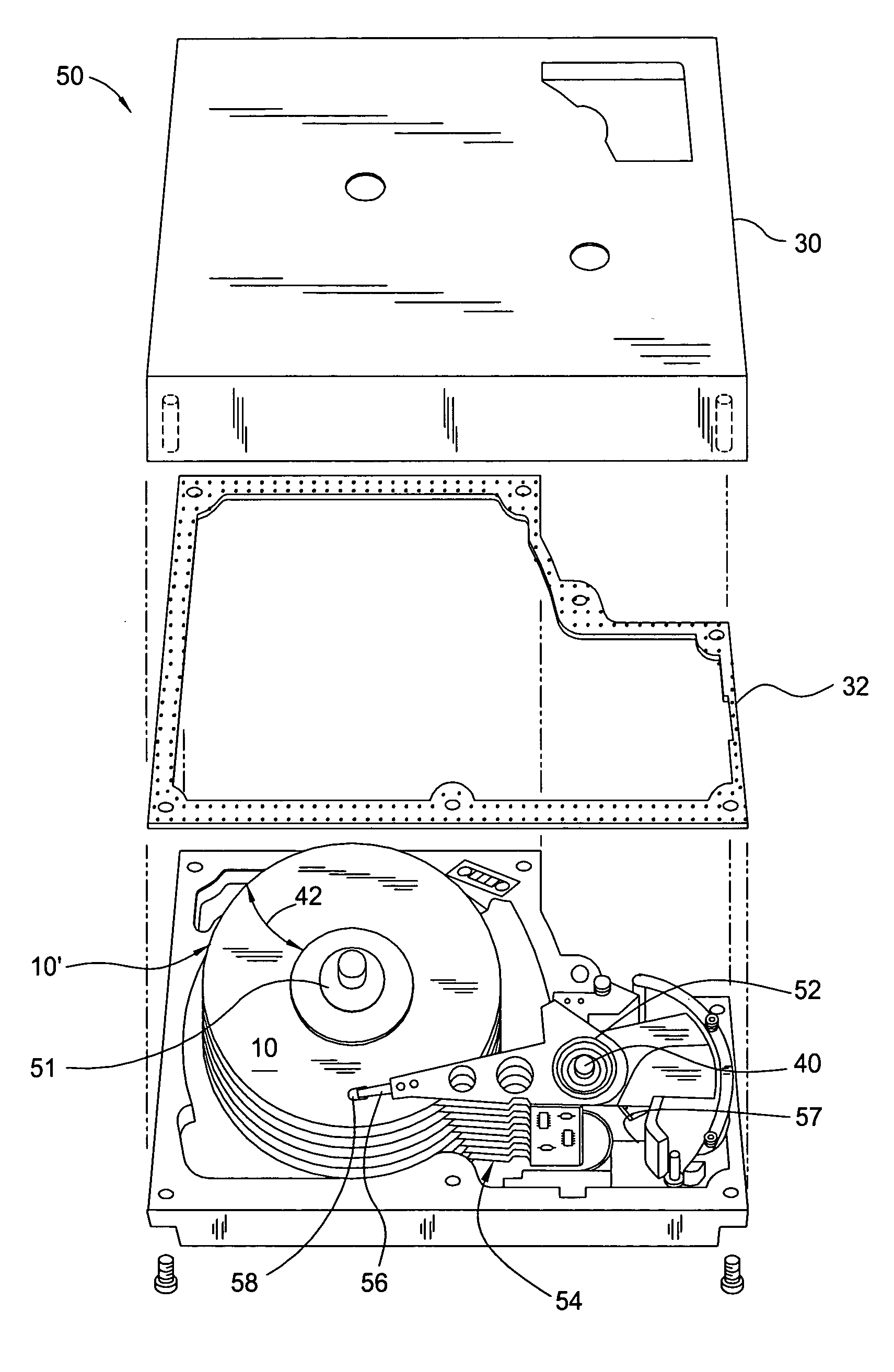 Radial pumping oil seal for fluid dynamic bearing motor