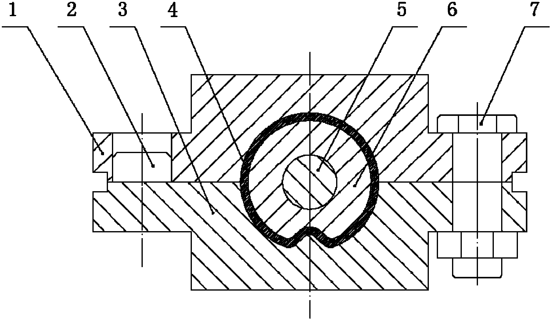 Method for forming carbon fiber pipe and die thereof