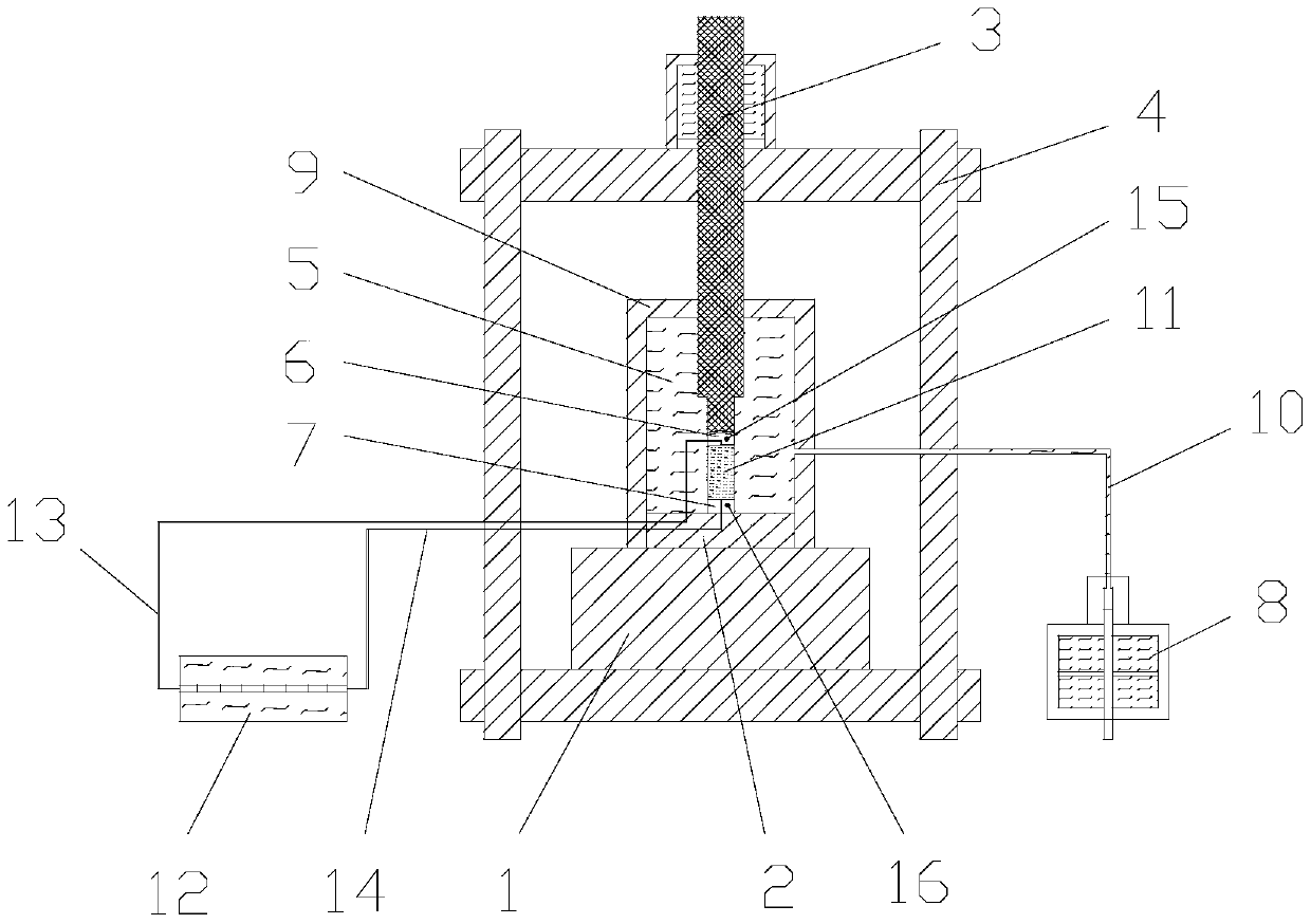 A device for evaluating the hydration properties of layered hard and brittle shale