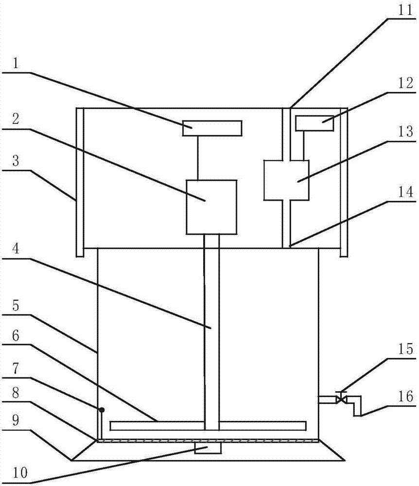 Solar barium meal stirring device