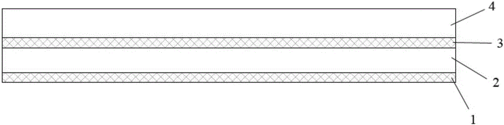 Preparation method for double-layer PET protective film for lithium battery pack