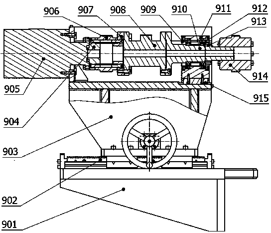 A combined loading kinematic joint bearing testing machine