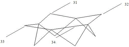 Unfoldable cylindrical lattice shell structure with six rigid plate folding units