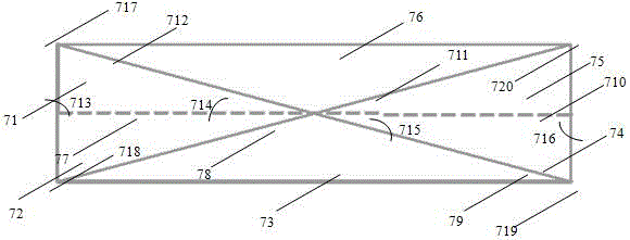 Unfoldable cylindrical lattice shell structure with six rigid plate folding units