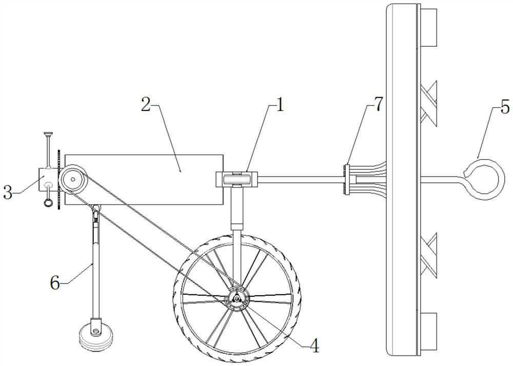 Connecting and fixing device for repairing water supply and drainage pipe and operation method of connecting and fixing device