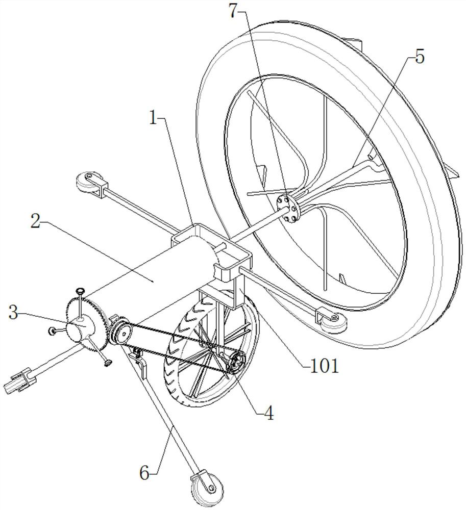 Connecting and fixing device for repairing water supply and drainage pipe and operation method of connecting and fixing device