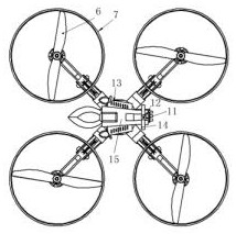 Novel four-axis manned aircraft