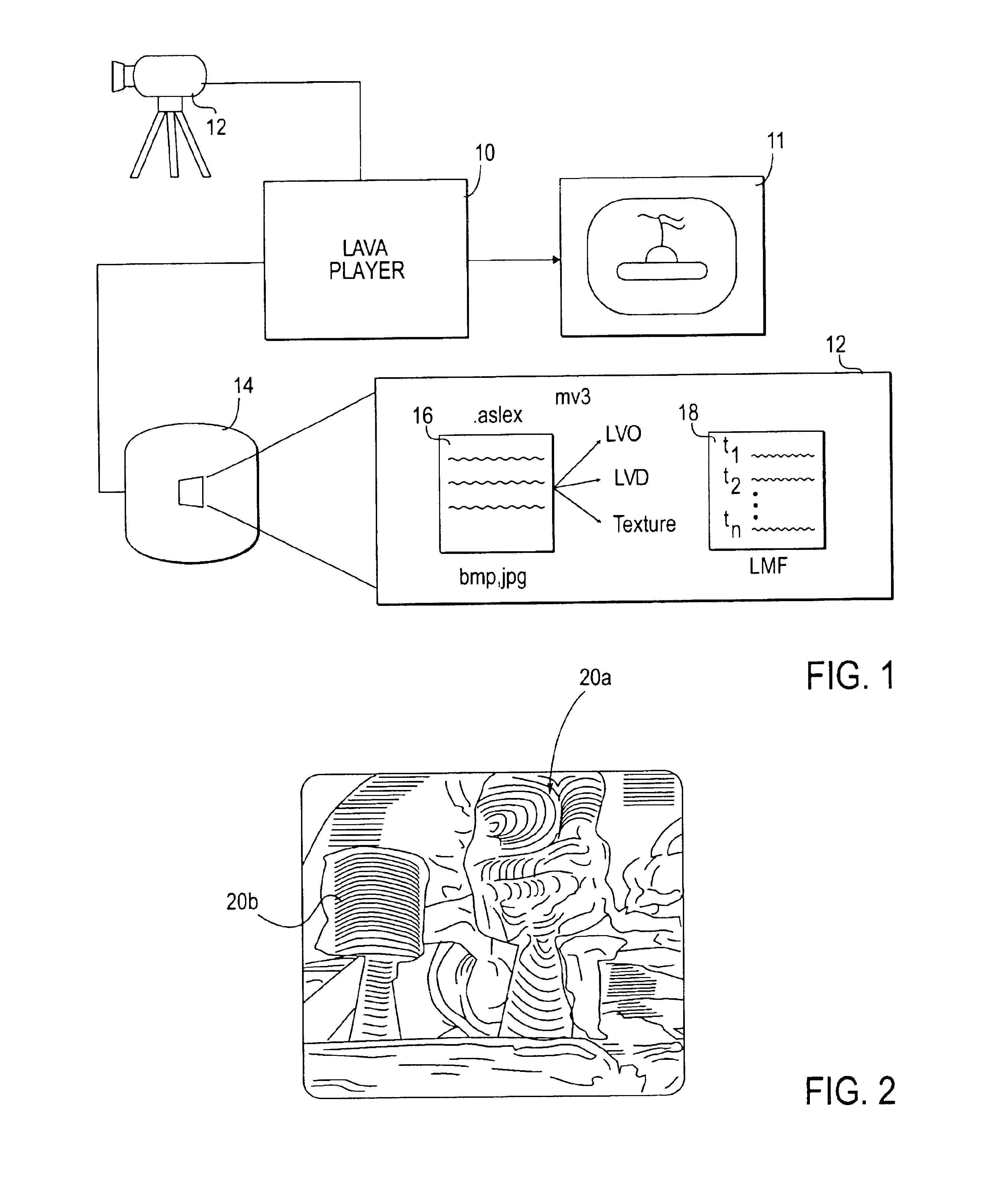 Automated acquisition of video textures acquired from a digital camera for mapping to audio-driven deformable objects