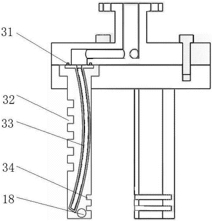 Hydraulic pressure driven flexible mechanical paw