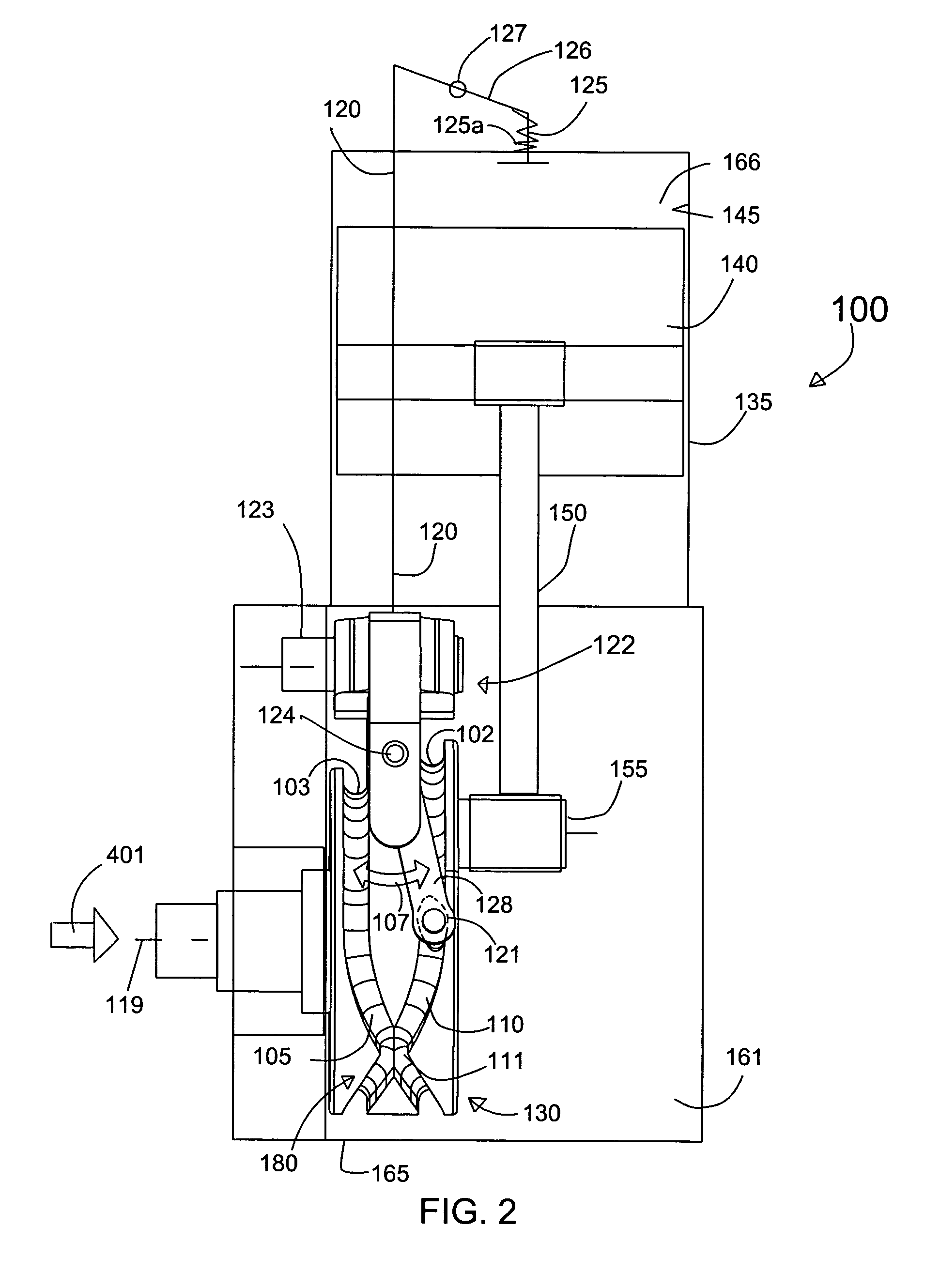 Mono-shaft four-stroke engine