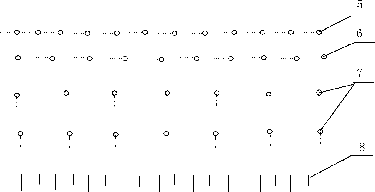 Presplitting blasting method for water holes close to high and steep slopes