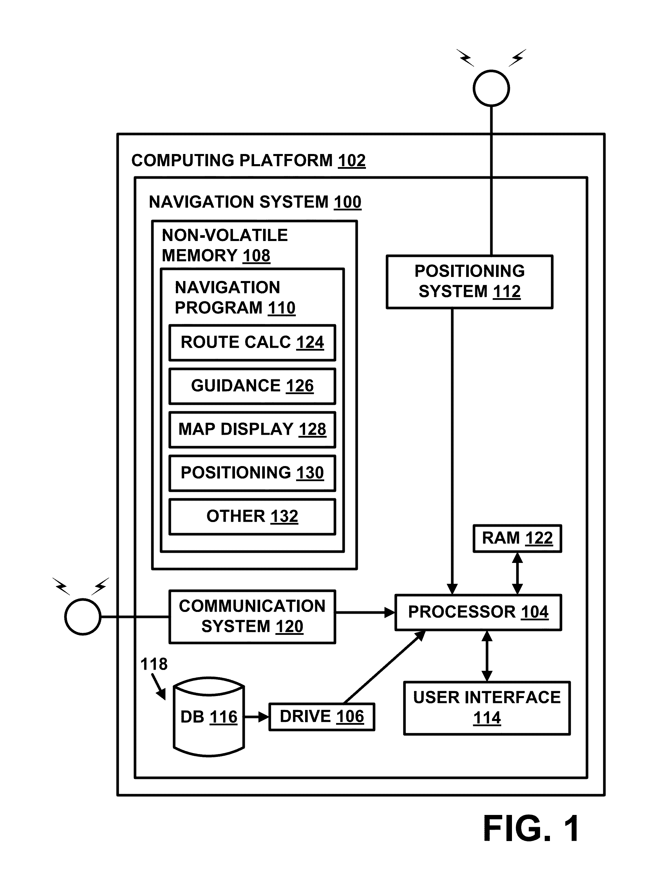 Method of operating a navigation system to provide route guidance