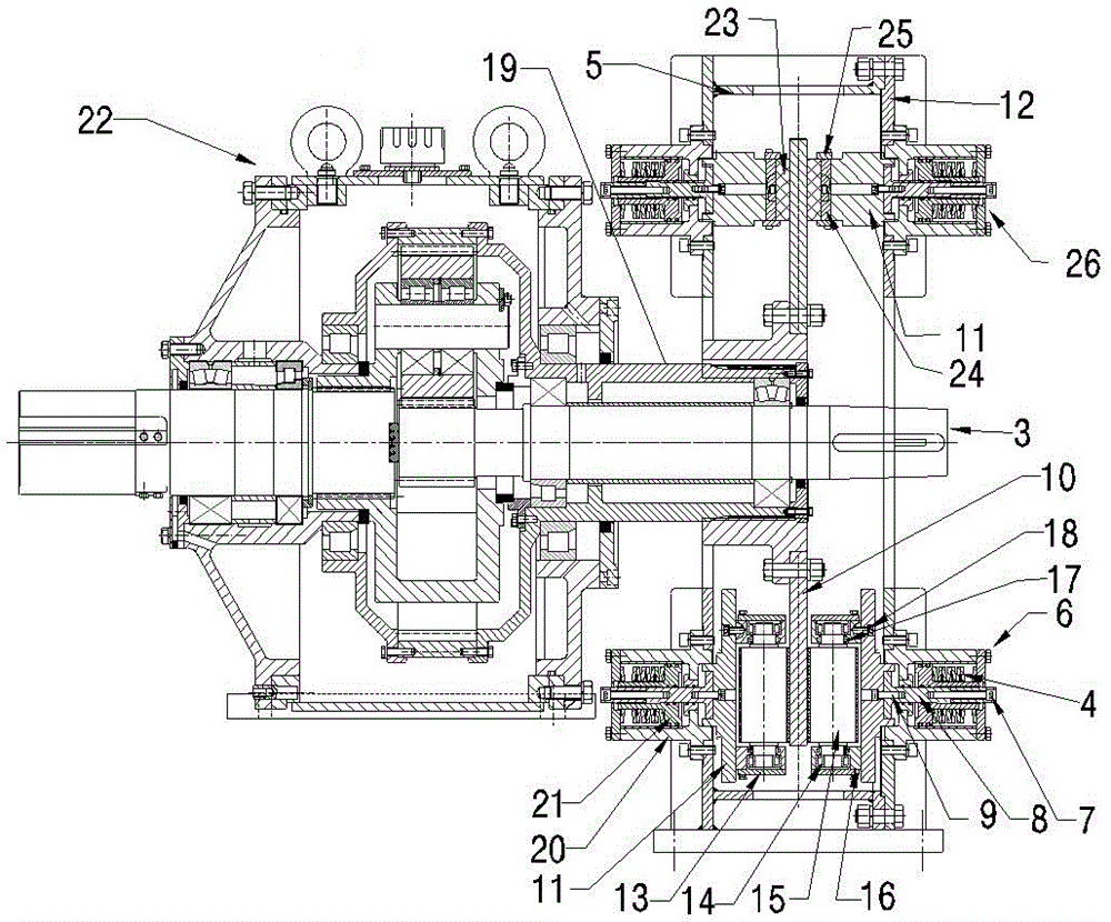 A Rolling and Sliding Mixed Friction Stepless Speed ​​Adjuster