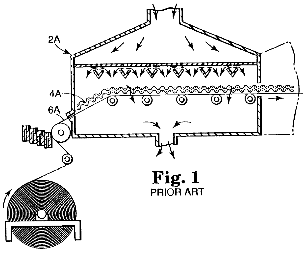 Method for drying a coating on a substrate and reducing mottle