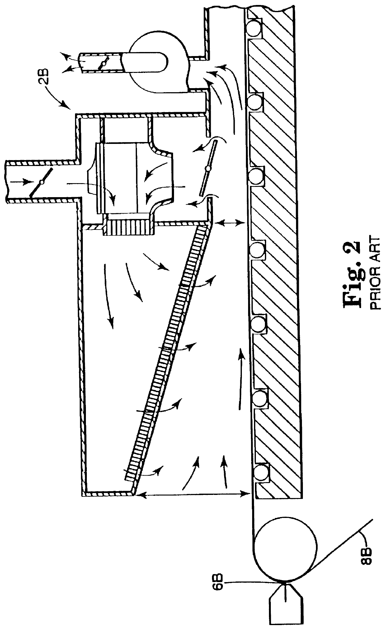 Method for drying a coating on a substrate and reducing mottle