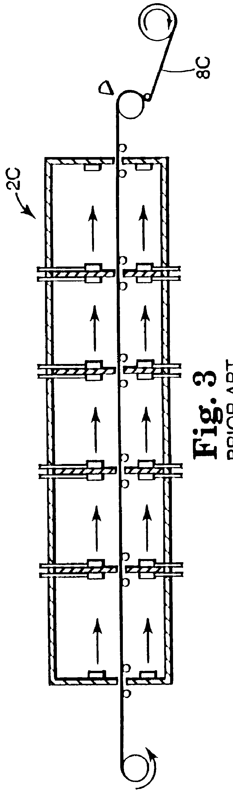 Method for drying a coating on a substrate and reducing mottle