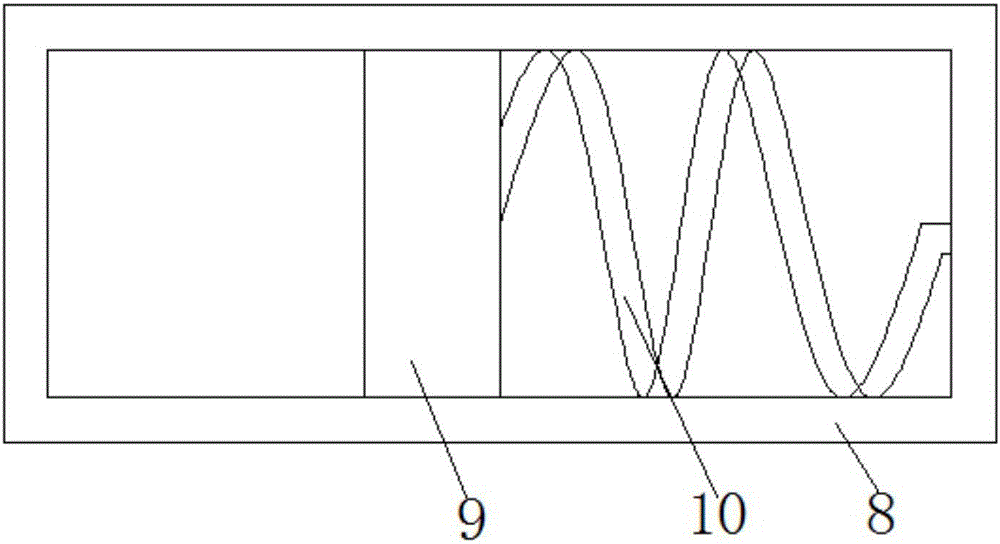 Dual-fan heat dissipation device of portable partial discharge detector