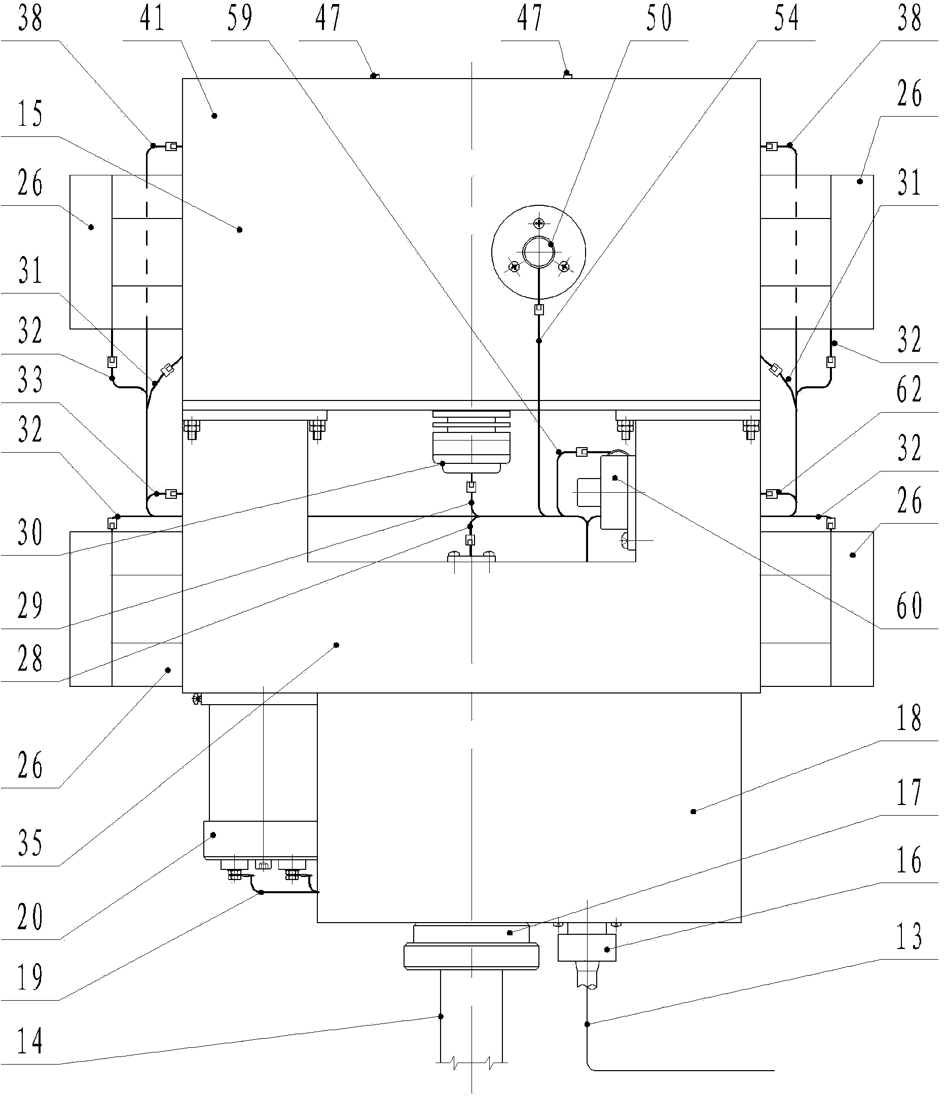 Online detecting device for response threshold value of smoke fire detector