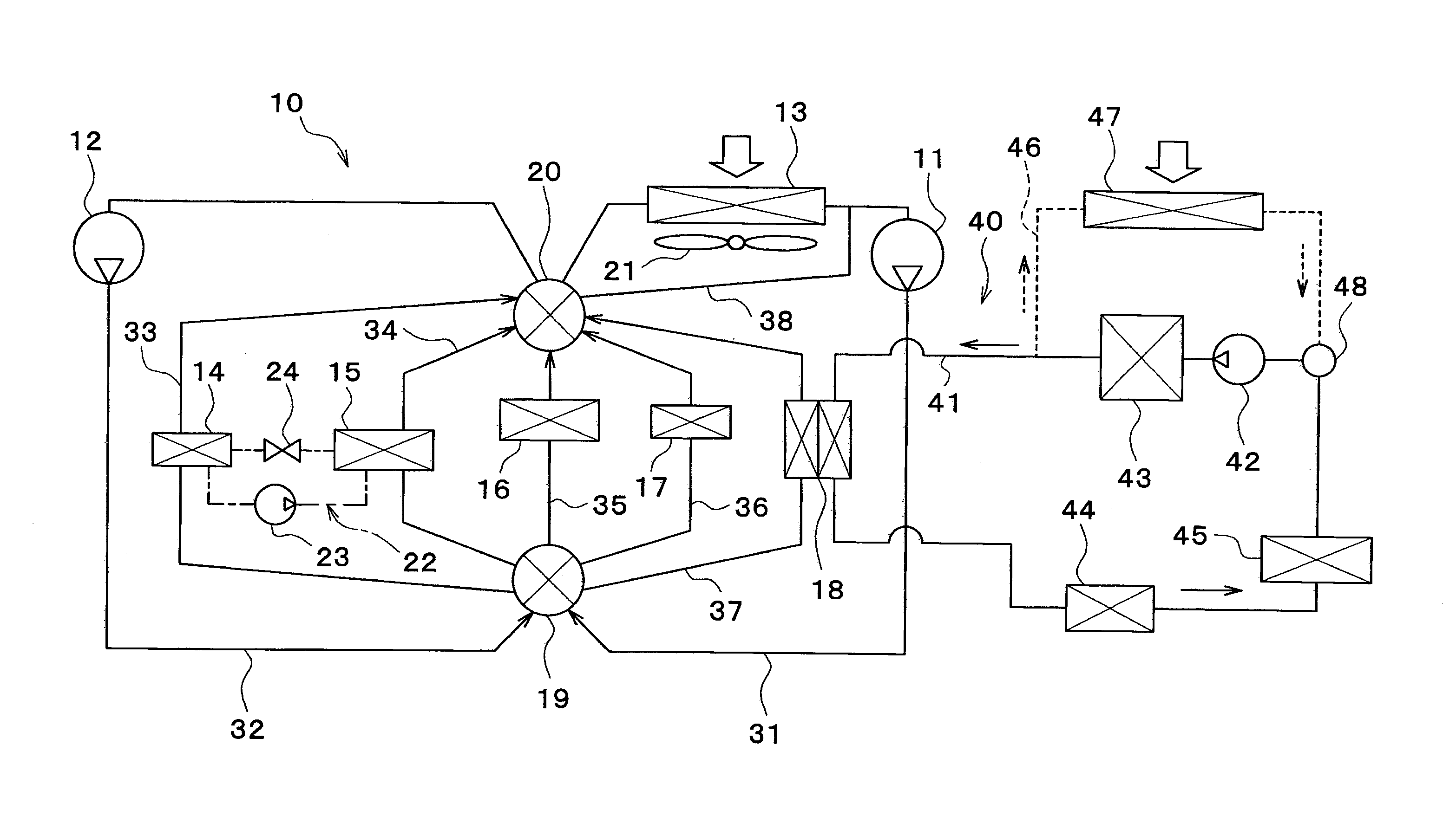 Thermal management system for vehicles