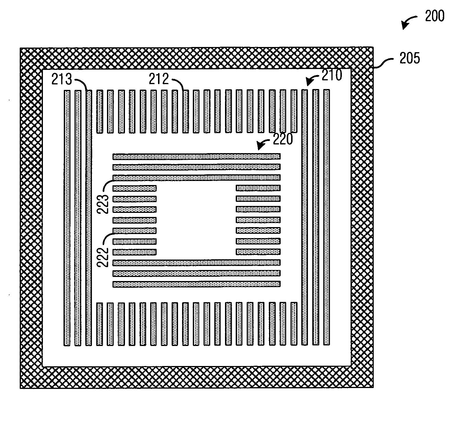 Overlay target for polarized light lithography