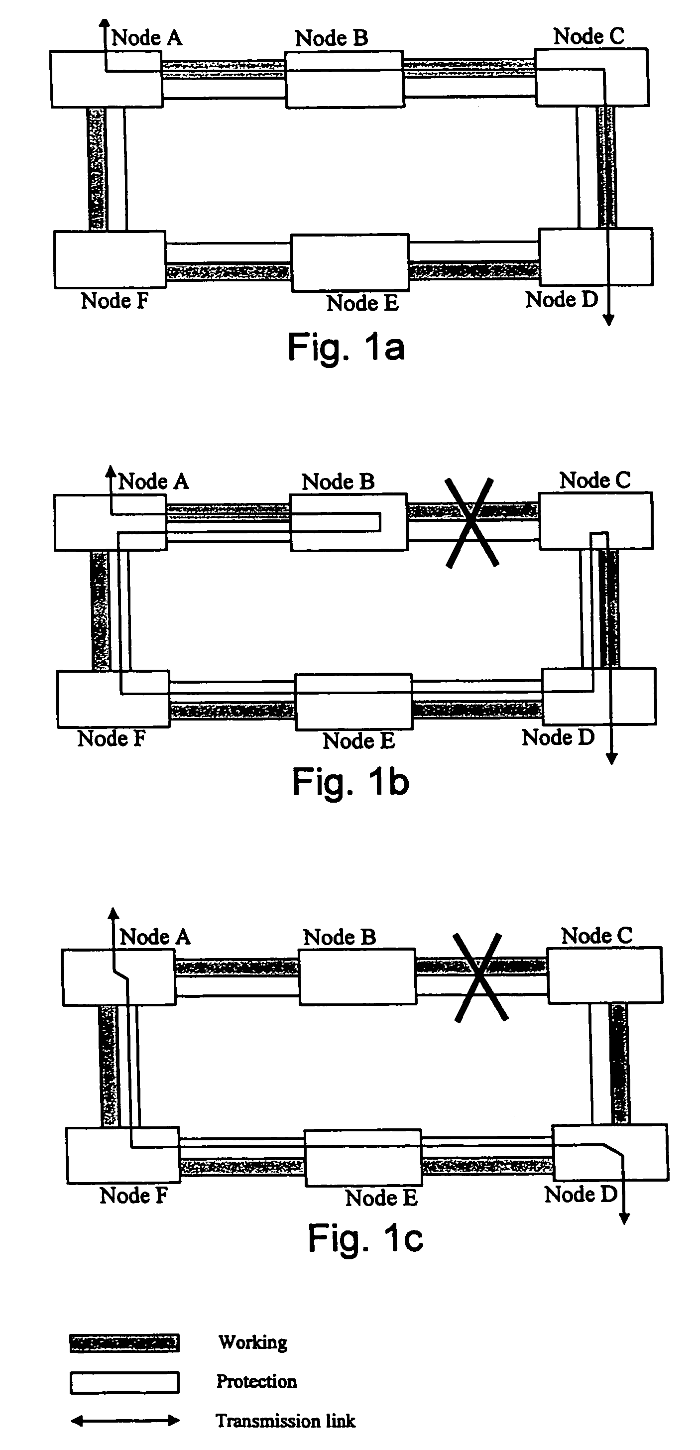 Autoprotected optical communication ring network