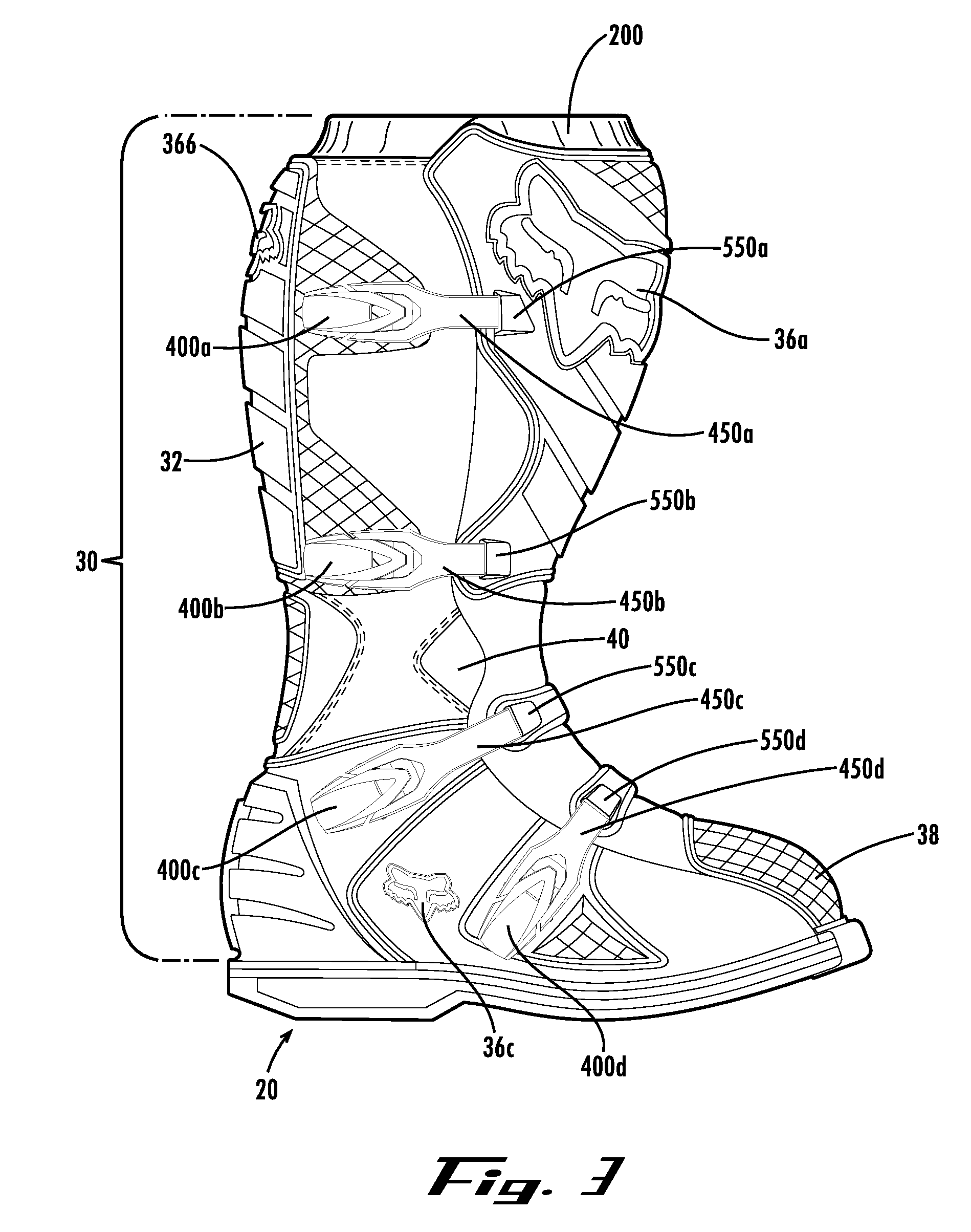 Molded gasket for footwear