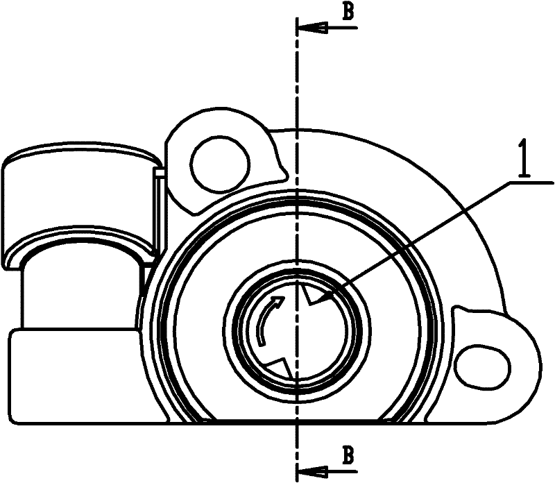 Position sensor for throttle body