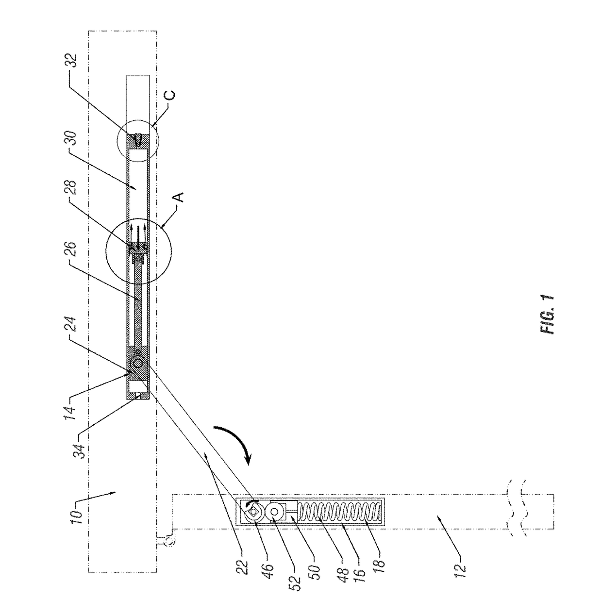 Combination hydraulic and pneumatic door closer