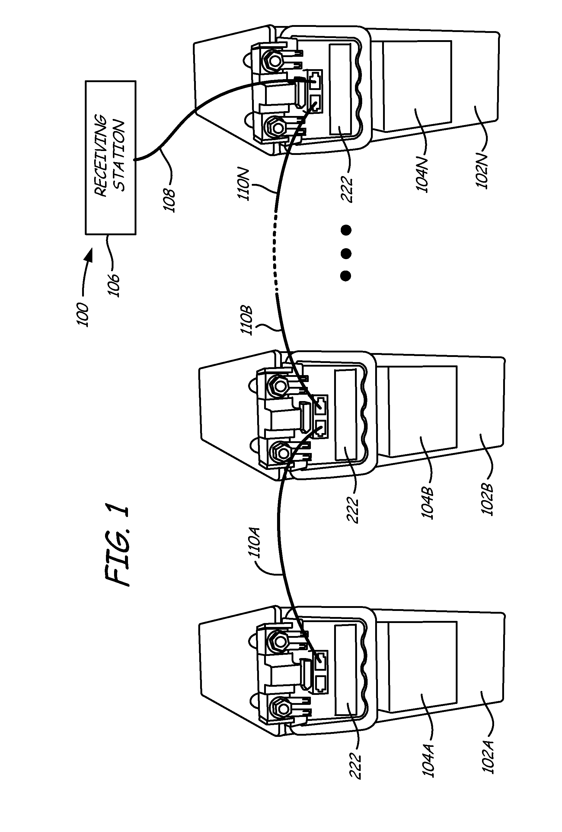 Monitor for front terminal batteries