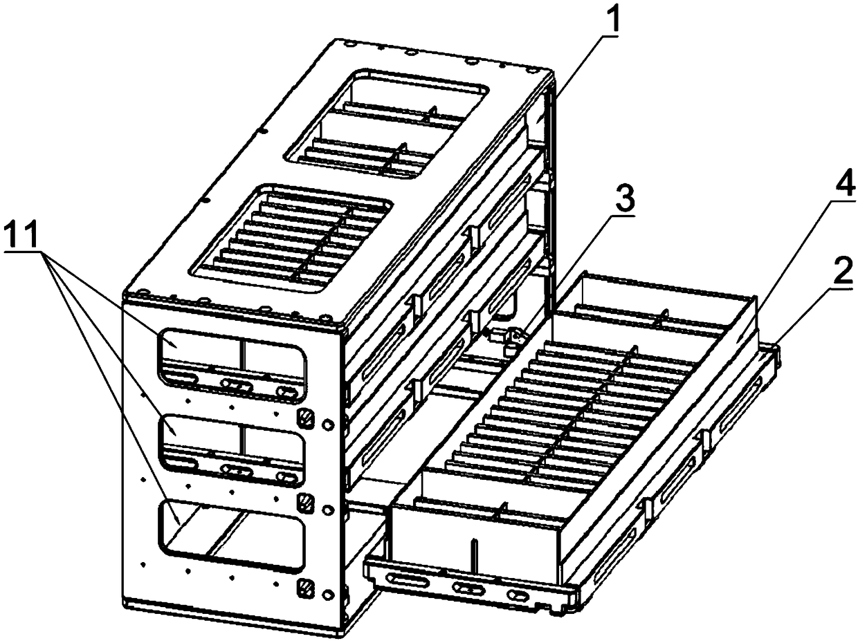 Workpiece tray rack