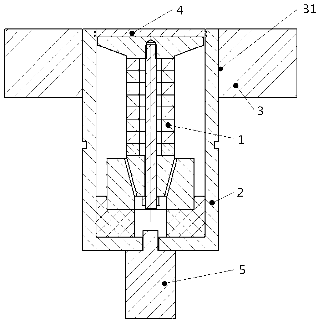 Deep-water broadband transducer with ultralow backward radiation