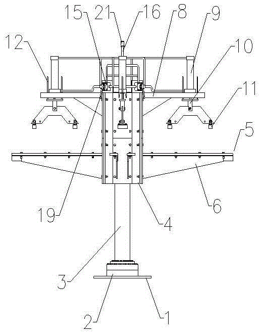 A water chamber welding platform