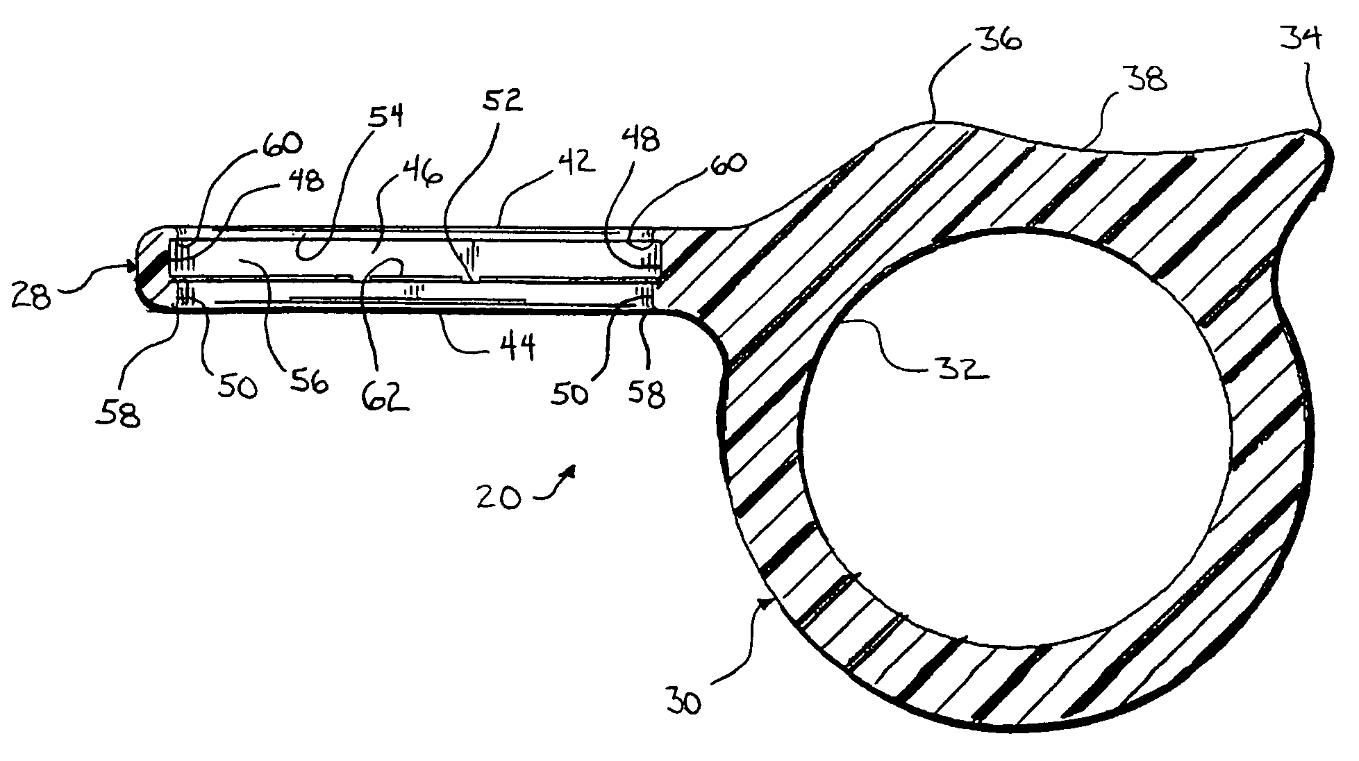 Ring handle for bottles