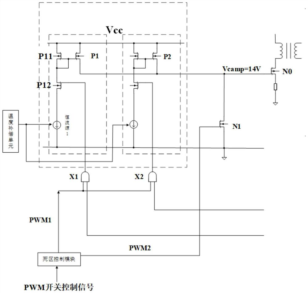 Switching power supply output driving device