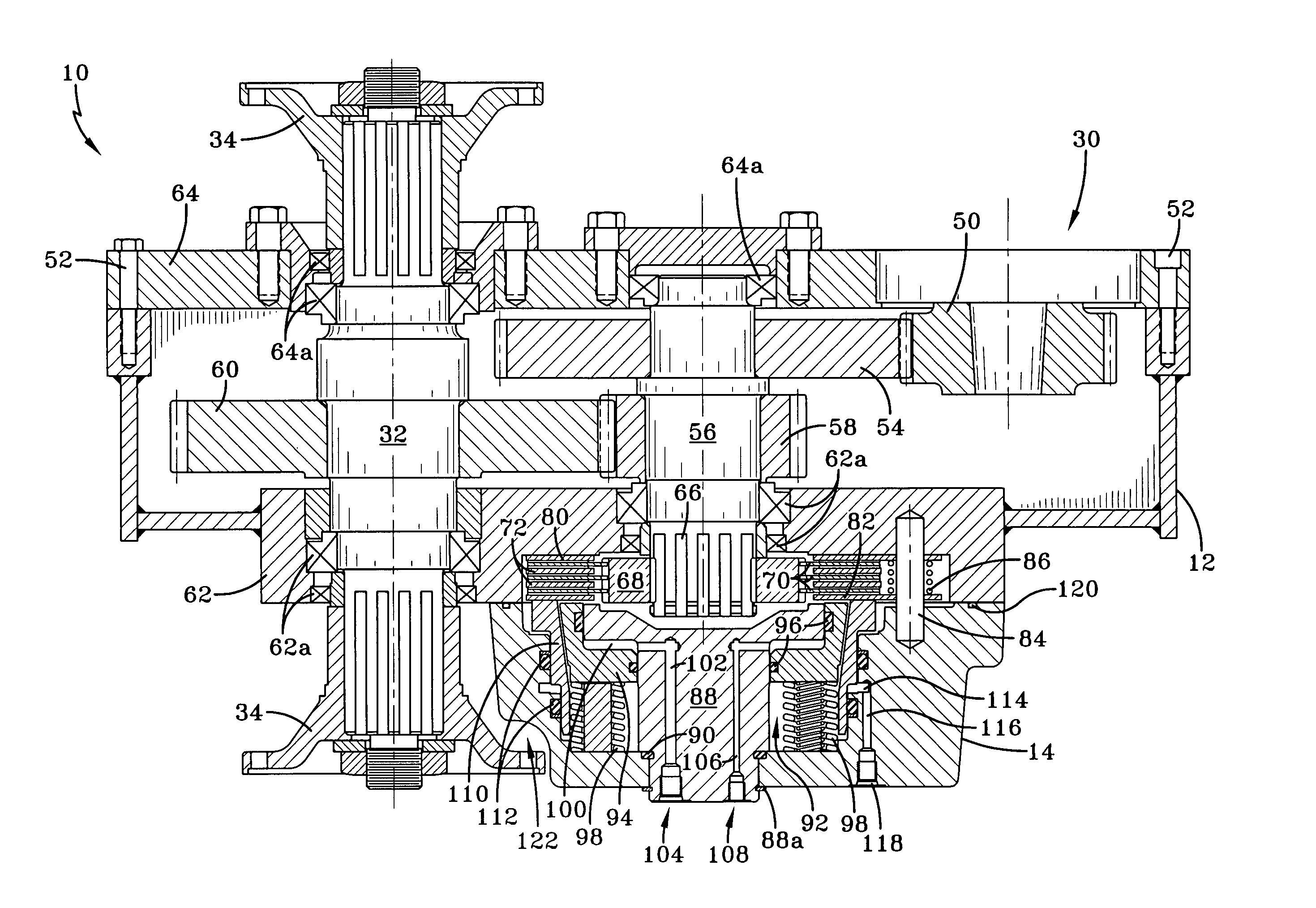 Gearbox brake for mining machinery