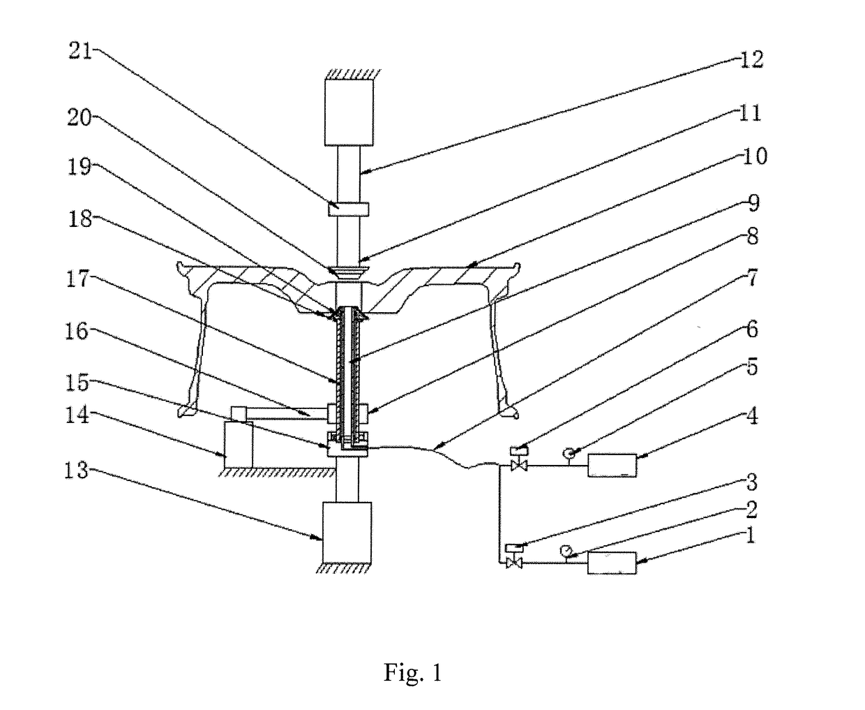 Aluminum alloy hub positioning fixture