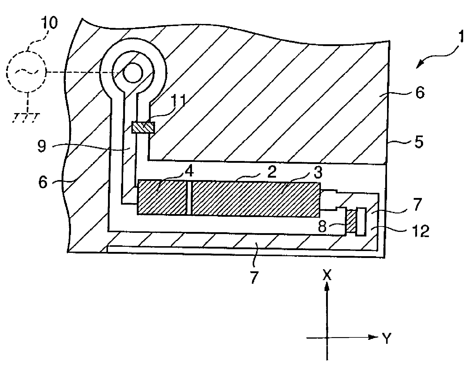 Antenna structure and wireless communication device including the same