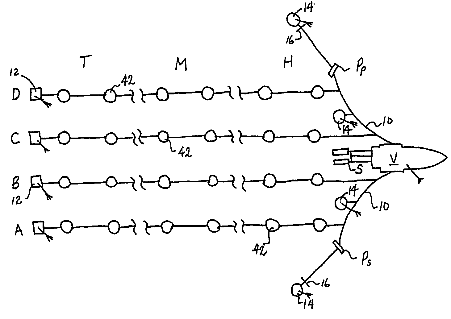 Gps-based underwater cable positioning system