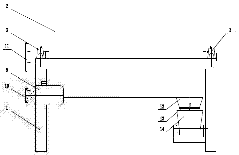 Mixer of nutrient-soil mediums for vegetable breeding