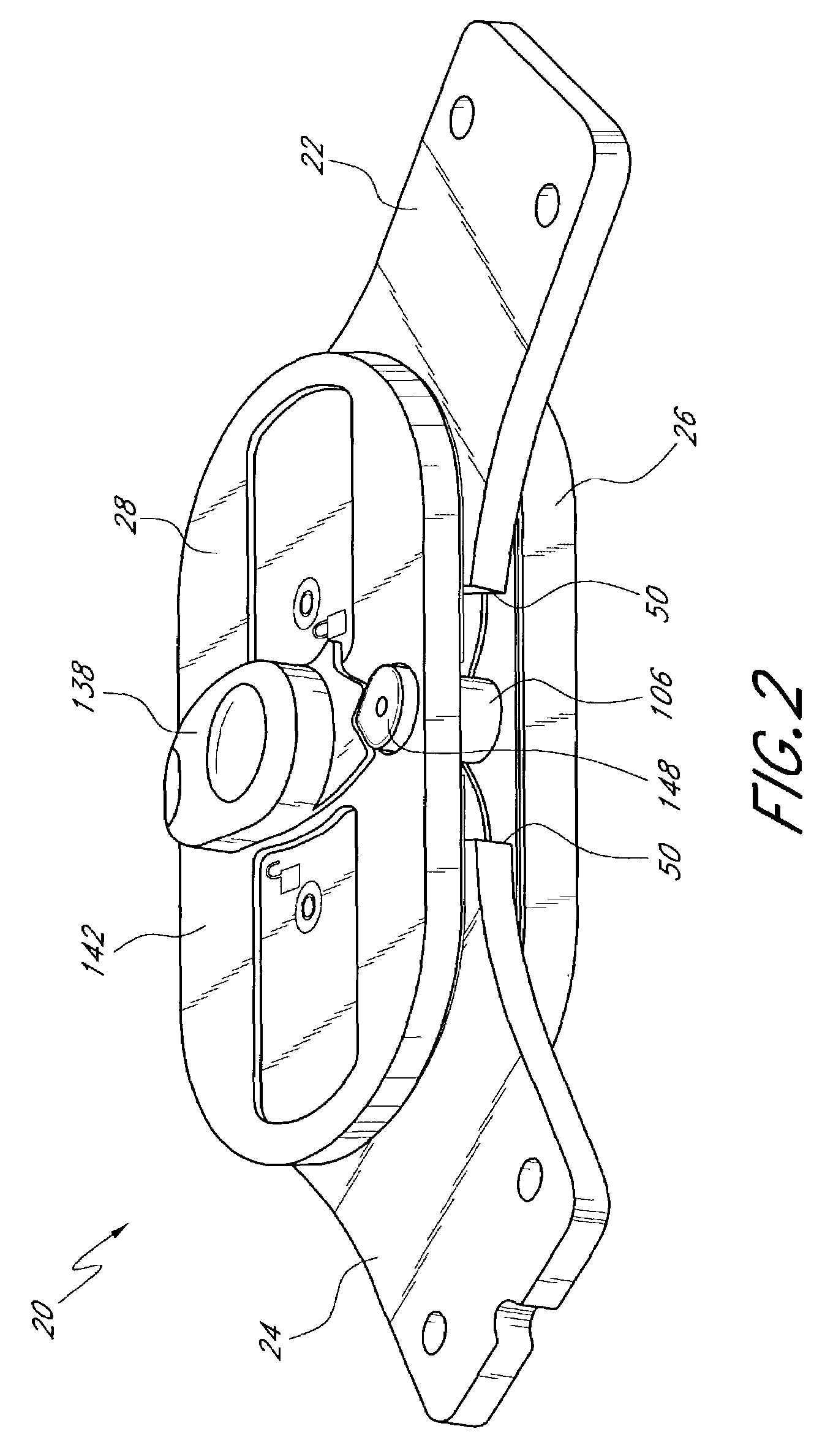 Lockable hinge