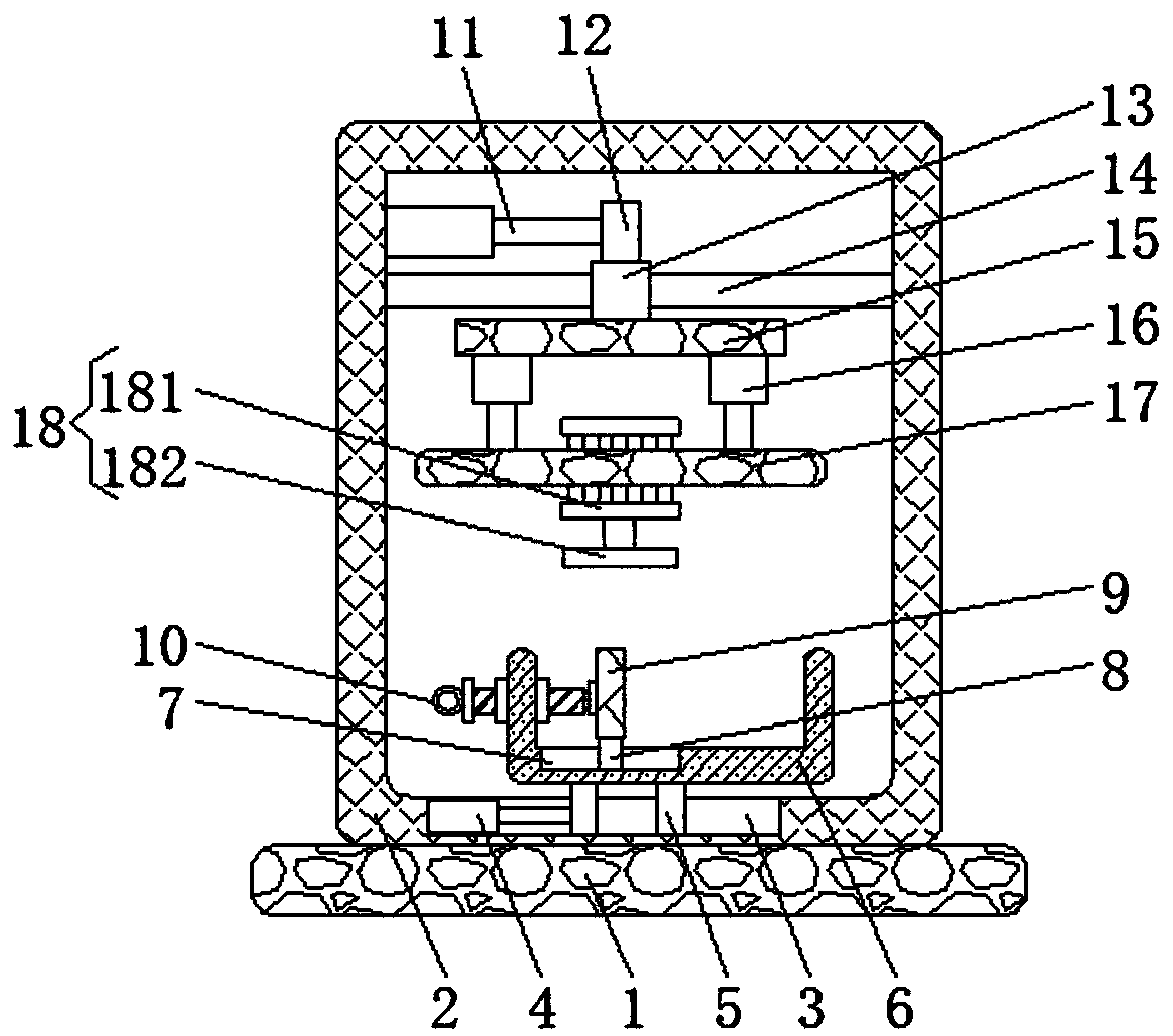 Adjustable polishing device for automobile parts